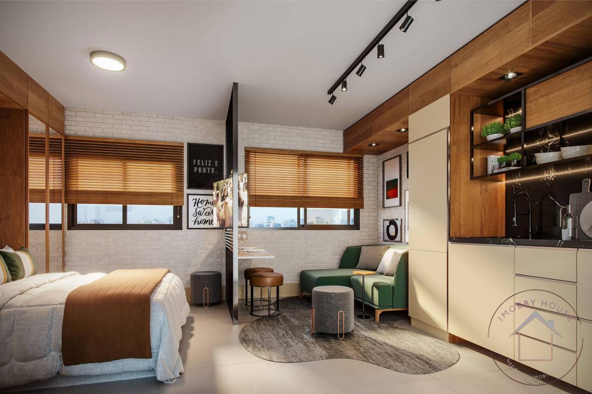 Apartamento 1 Suíte, em frente ao Shopping Eldorado. Lazer na cobertura. Pronto - Imobby House