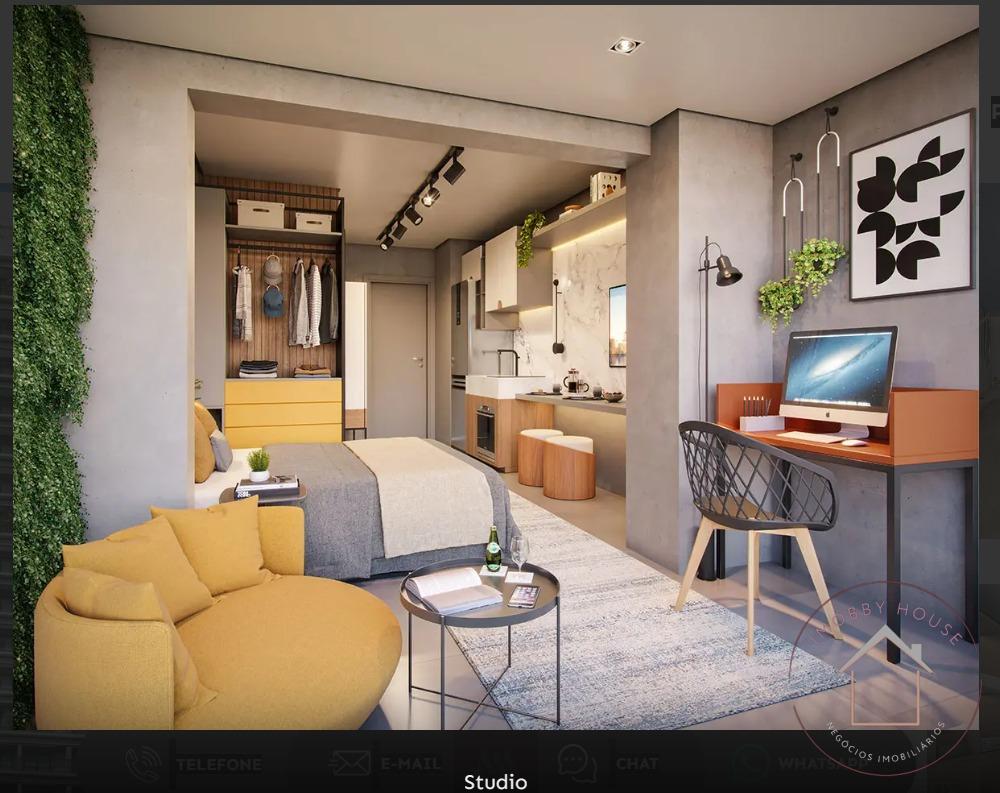 Apartamento com 1 quarto, 35m², à venda em São Paulo, CAMPO BELO - Imobby House