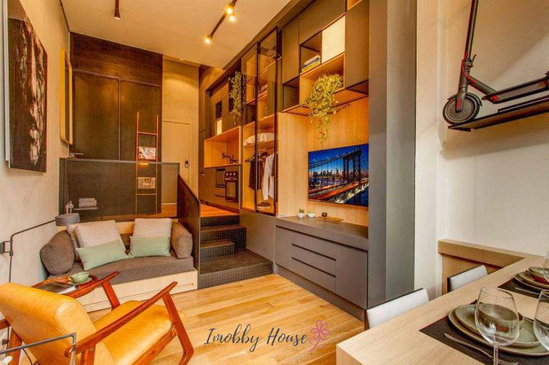 Apartamento 37m² • 1 Quarto. Avenida Paulista -10 min de bike - Imobby House