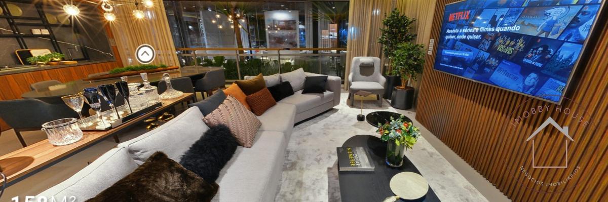 Apartamento com 3 quartos, 117m², à venda em São Paulo, Moema - Imobby House