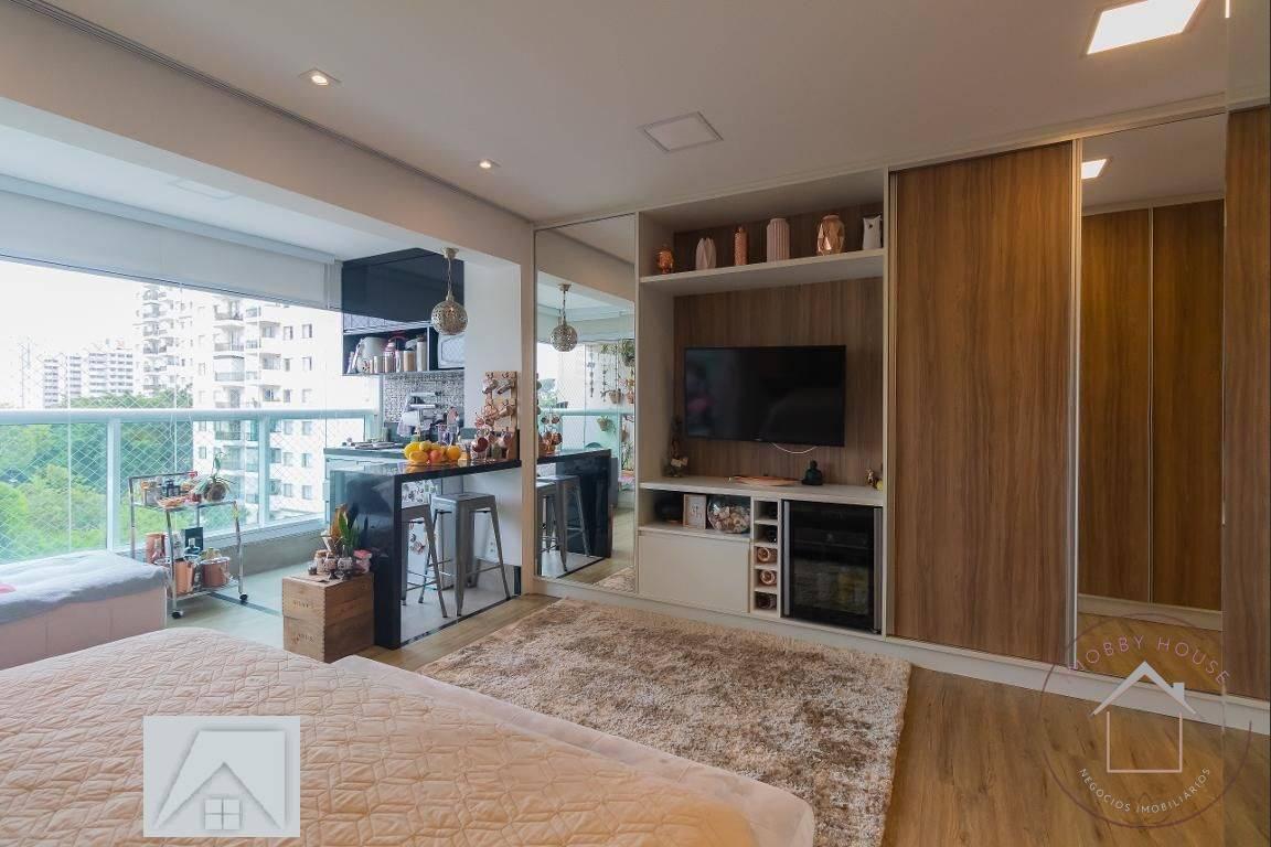 Apartamento Mobiliado. Pronto para Mudar. 1 Quarto, 1 Vaga. Próximo ao Shopping Ibirapuera. - Imobby House